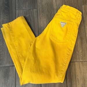 Vintage Palmetto’s Mustard Yellow Denim Jeans. Size 9